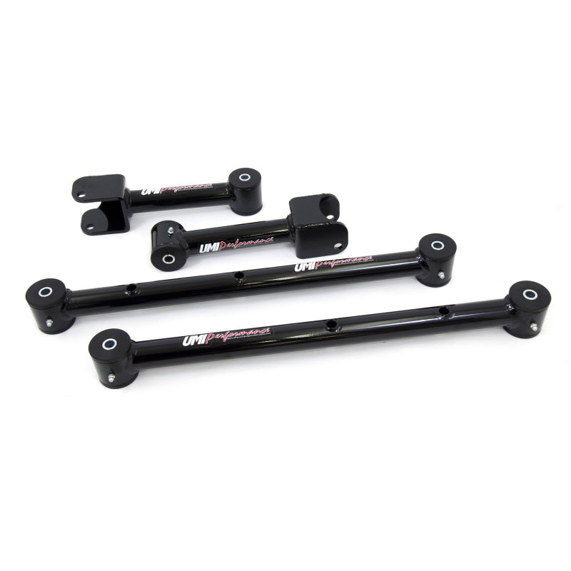 UMI Performance 1968-1972 GM A-Body Tubular Upper & Lower Control Arms - Black