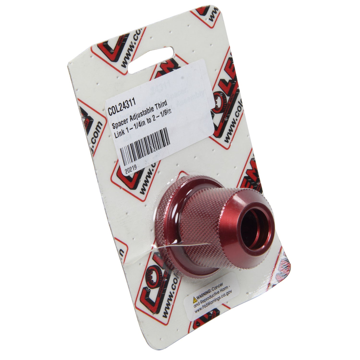 Coleman 3rd Link Spacer - Aluminum