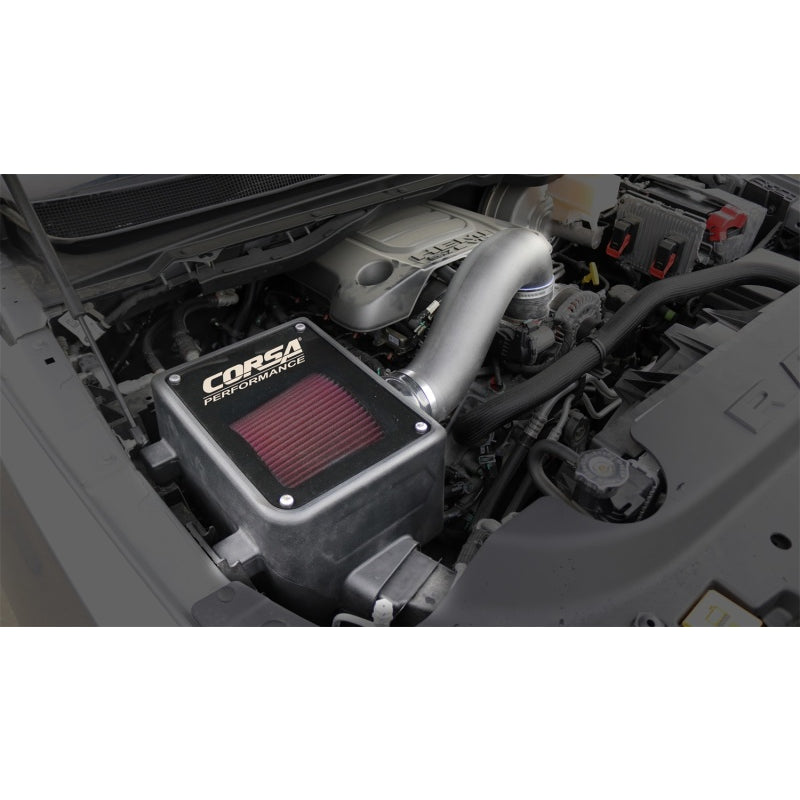 Corsa DryTech Closed Box Air Intake - Black - Mopar Gen III Hemi - Dodge Ram Fullsize Truck 2019-21