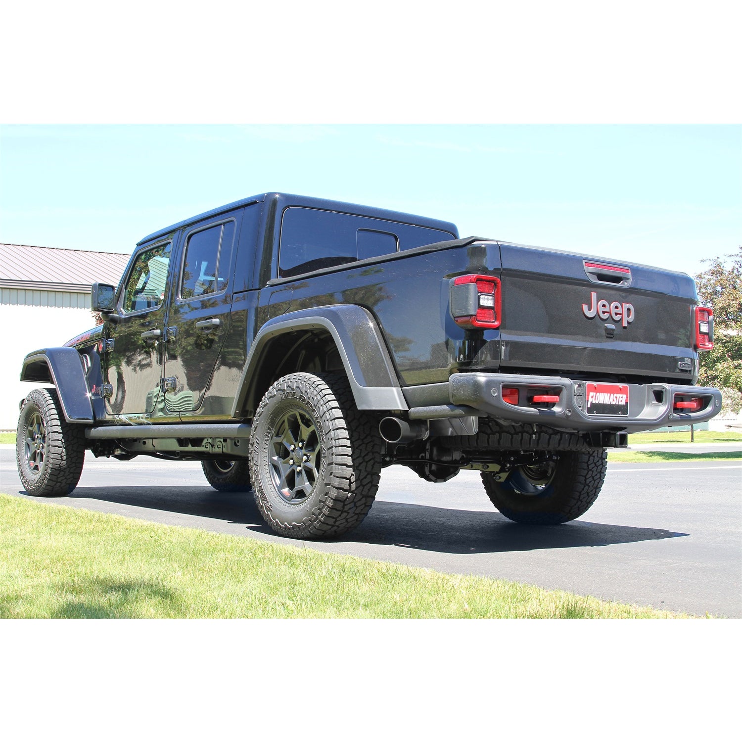 Flowmaster FlowFx Exhaust System - Cat-Back - 3" Diameter - Single Rear Exit - 4-1/2" Black Ceramic Tip - Stainless - 3.6 L