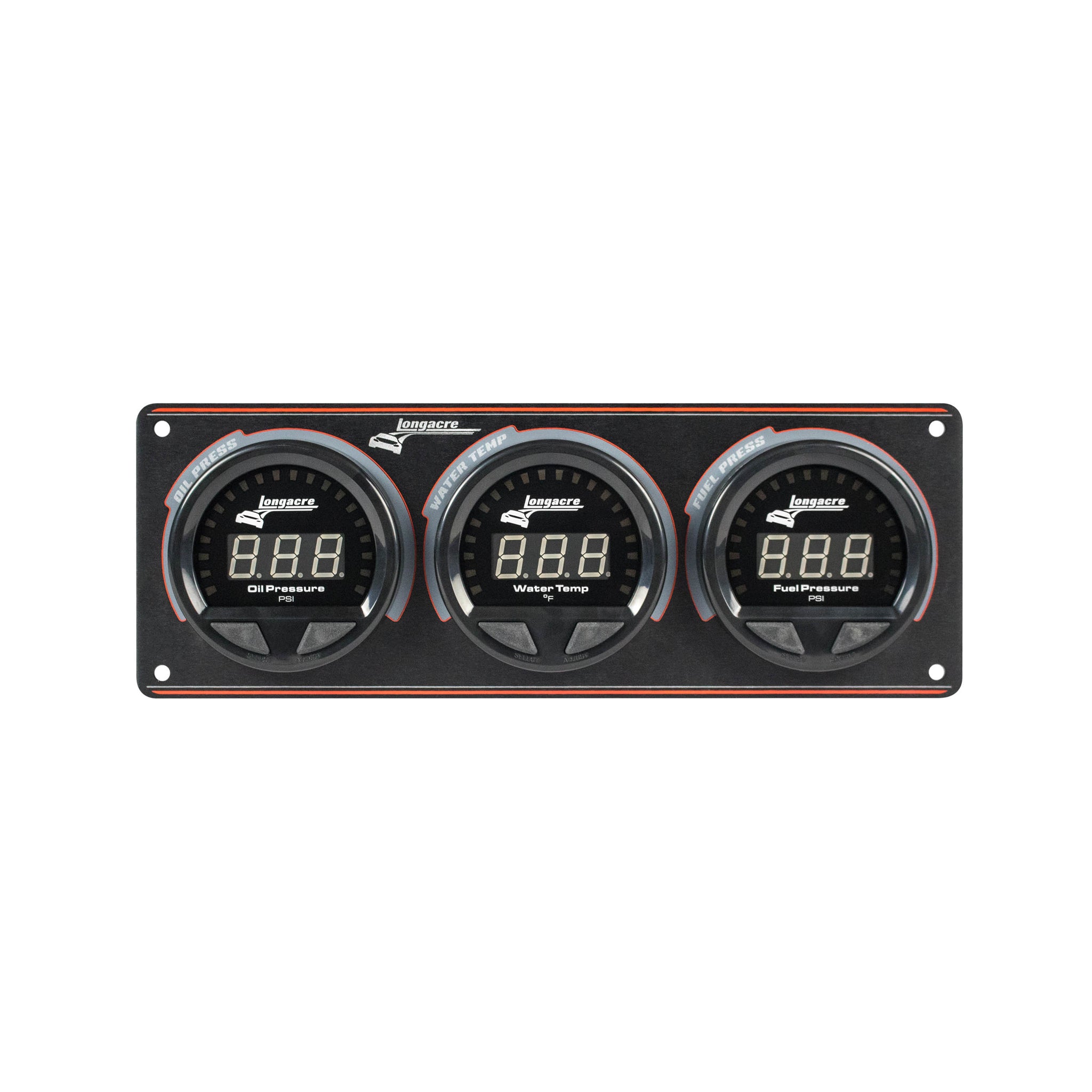 Longacre Waterproof LED Gauge Panel Assembly - Digital