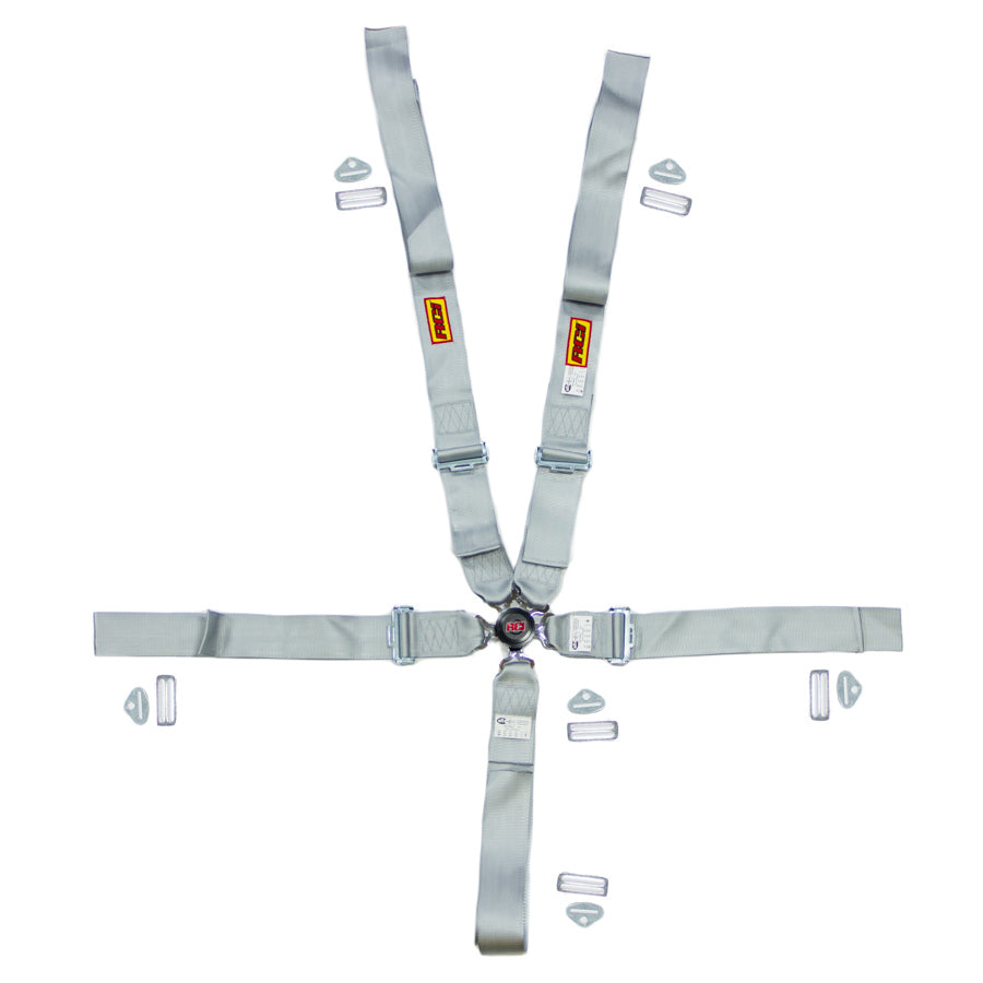RCI 5-Point Cam Lock Platinum Series Racing Harness - Pull Down Adjust - Bolt-In or Wrap Around - Platinum