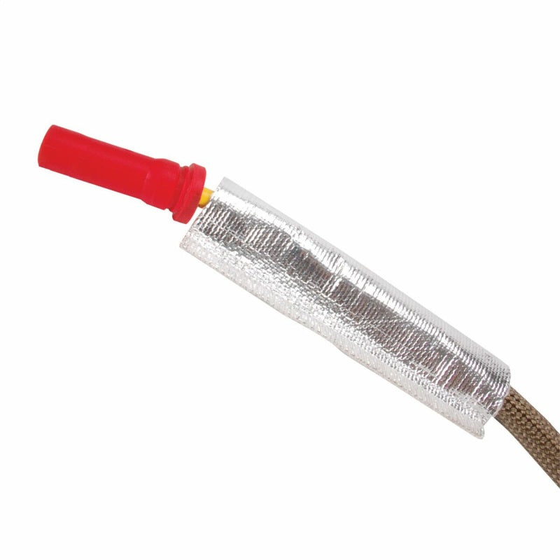 DEI Plug Wire Sheath - 3/4" Diameter - 6" Long - Silver (Set of 4)