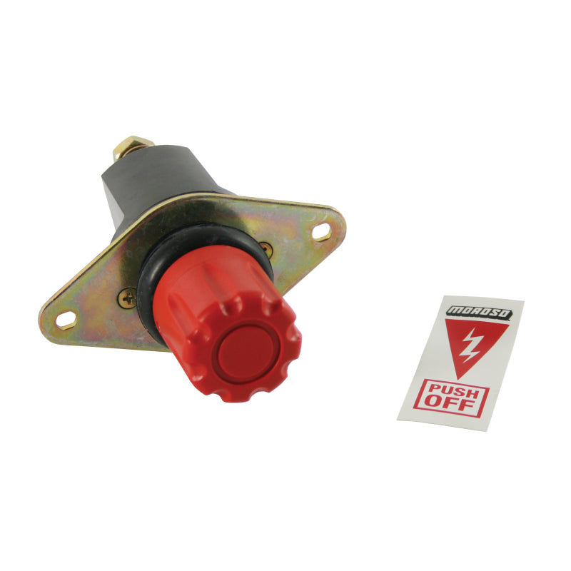 Moroso Heavy-Duty Battery Disconnect Switch - Push On/Off
