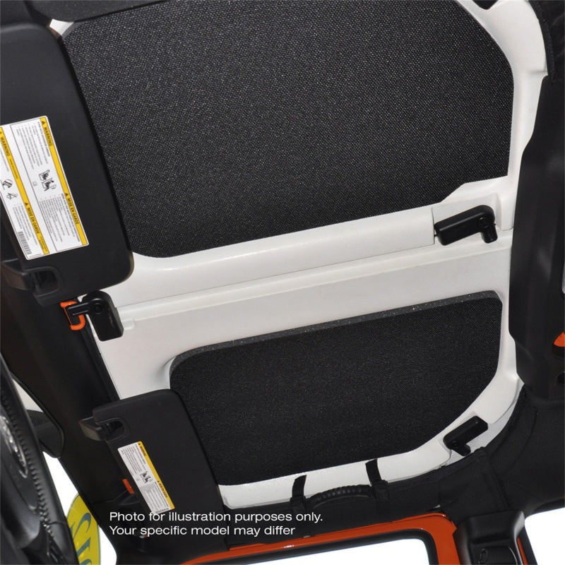 DEI Sound Deadening Headliner - Leather Look - Black - Jeep Wrangler 2004-06