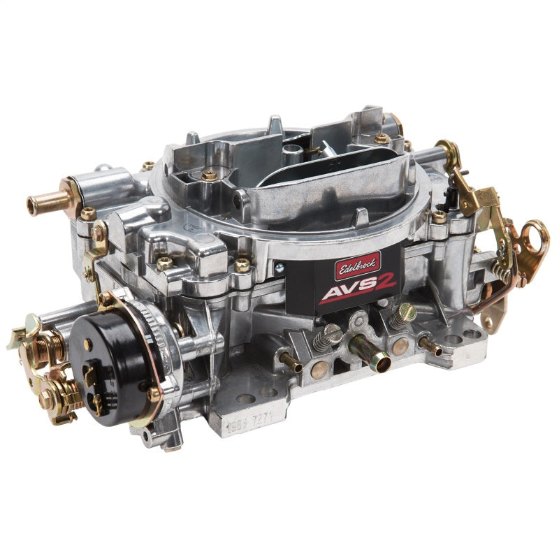 Edelbrock AVS2 650 CFM 4-Barrel Carburetor - Square Bore - Electric Choke - Mechanical Secondary - Single Inlet - Satin