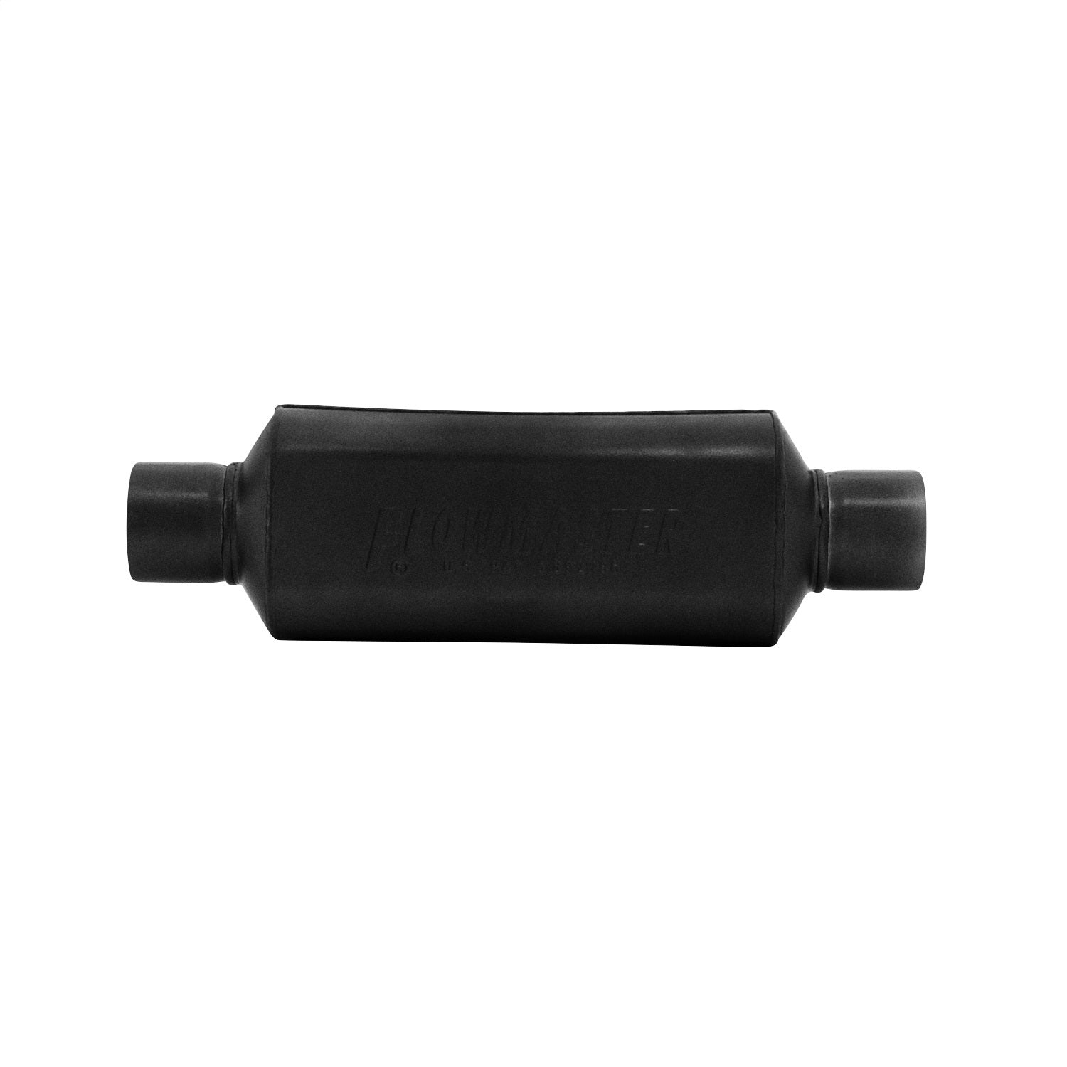 Flowmaster HP-2 Series " Shorty" Muffler- 2.5" Inlet, 2.5" Outlet - 12" Case - 409S