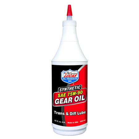 Lucas 75/90 Synthetic Gear Oil - 1 Quart