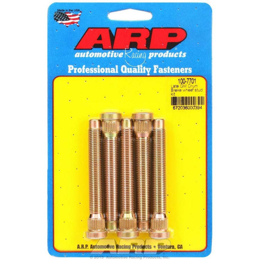 ARP Wheel Stud Kit - 7/16- 20, 3.250" Length, .486 Knurled Diameter - (5 Pack)