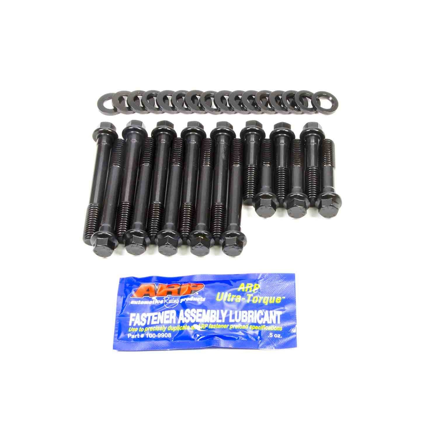 ARP 1545003 Main Bolt Kit - High Performance 8740 Chrome Moly Bolts For Ford 351W 2-Bolt Main Engines