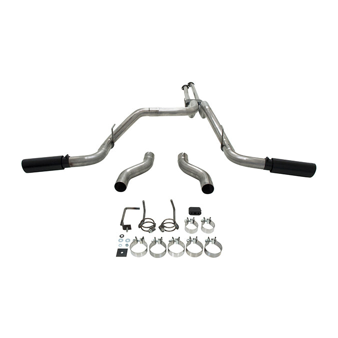 Flowmaster Outlaw Exhaust System Cat Back 2-1/2" Tailpipe 4" Tips - Stainless