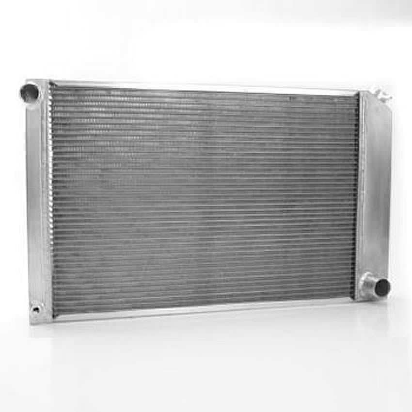 Griffin Direct Fit Radiator - 33.25 in W x 18.688 in H x 3 in D - Driver Side Inlet - Passenger Side Outlet - Manual - GM 1968-89