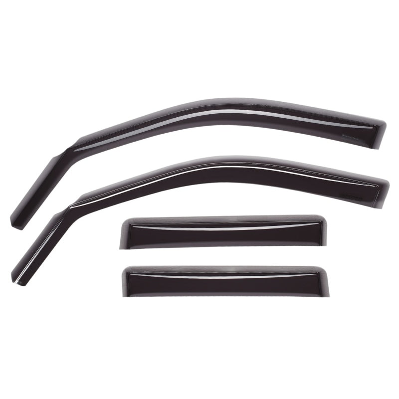 WeatherTech Front / Rear Side Window Visor - 3 mm Thick - Snap-In / Stick-On - Dark Smoke - GM Fullsize Truck 2014-15 82740