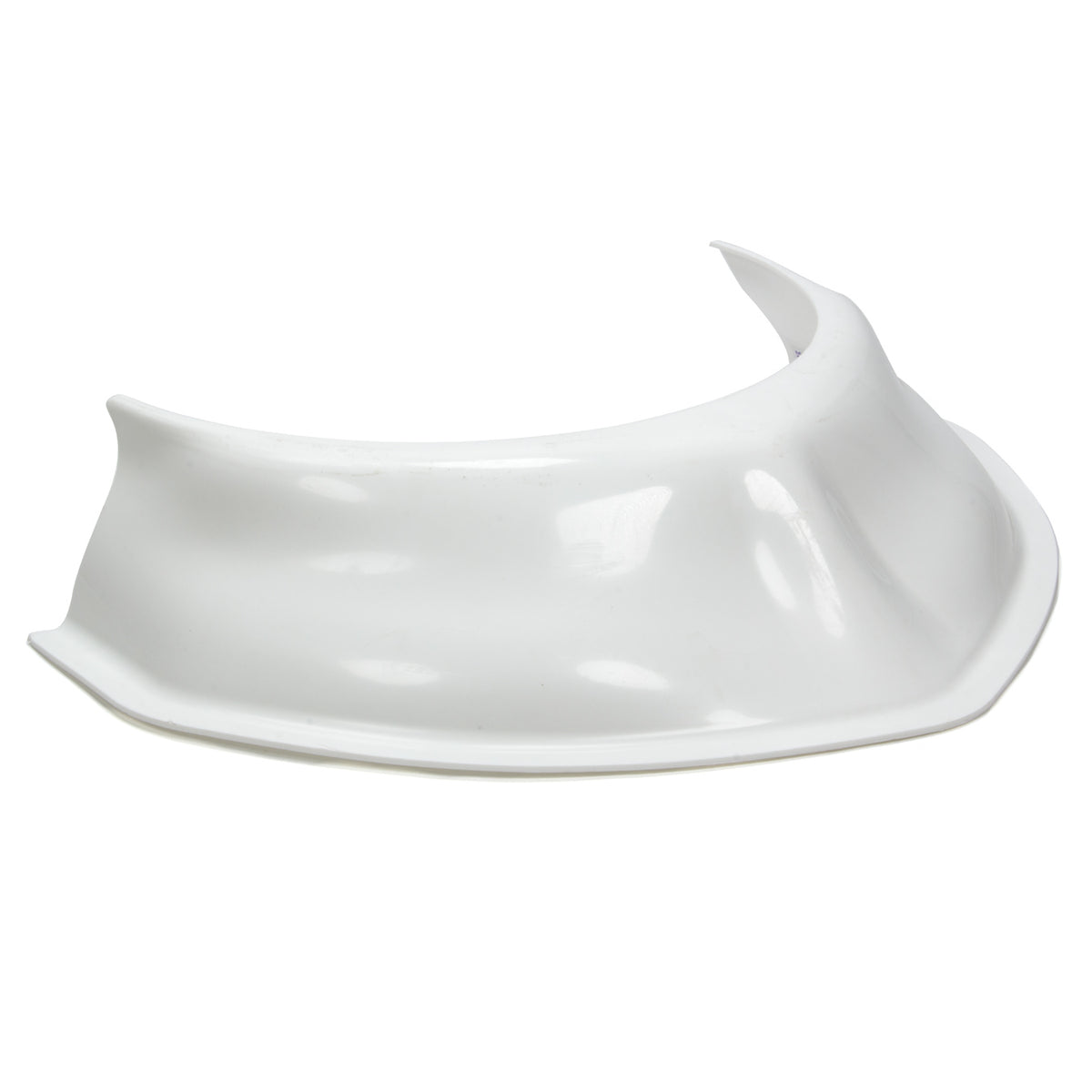 Dirt Defender Racing Products 3-1/2" Height Hood Scoop 20" Wide Tapered Front Plastic - White