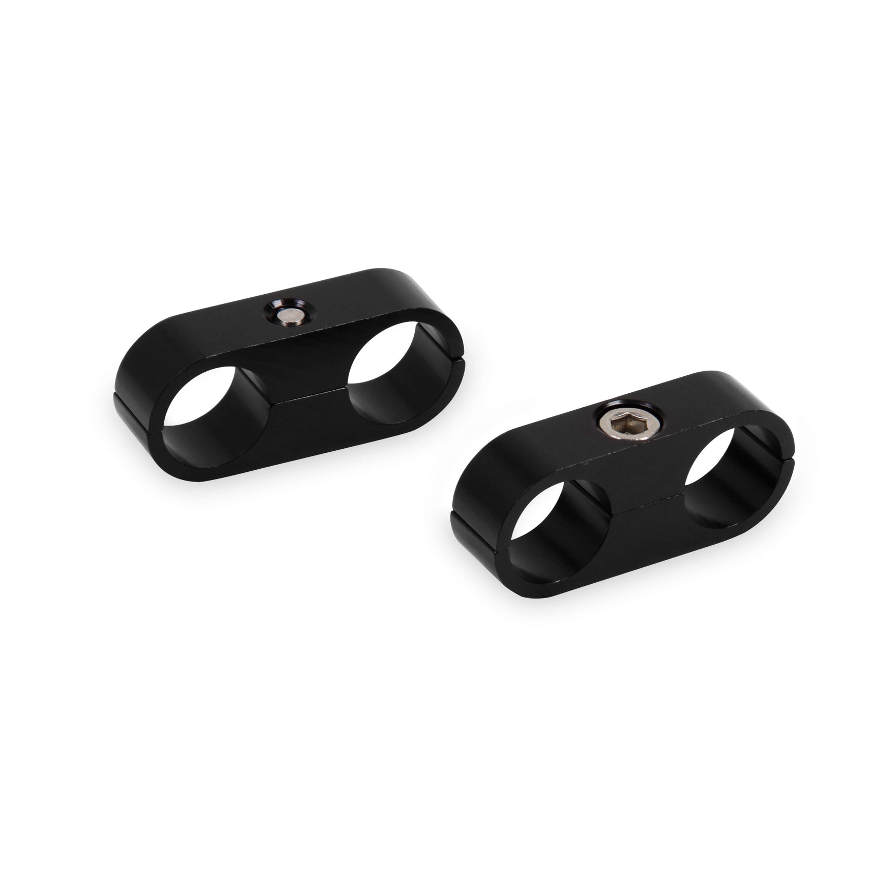 Earl's Hose/Tubing Separators - Aluminum - Black - (Pair)