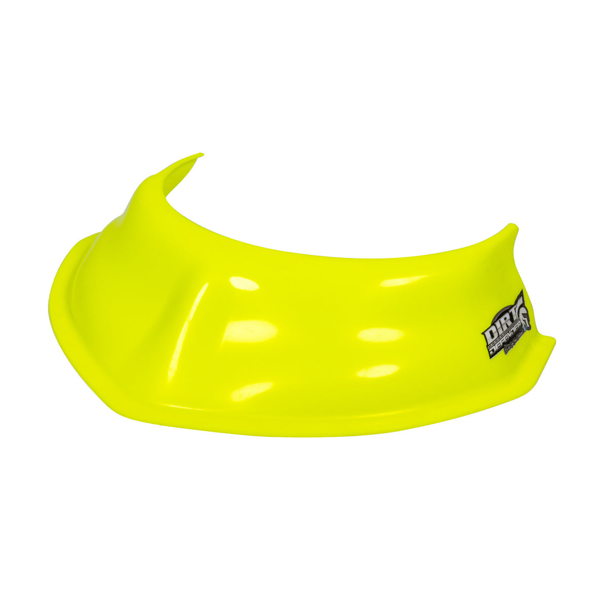 Dirt Defender 3-1/2" Height Hood Scoop 20" Wide Tapered Front Plastic - Fluorescent Yellow