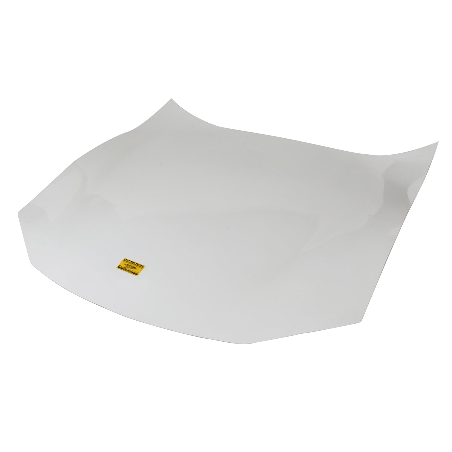 Five Star ABC Fiberglass Flat Hood - White