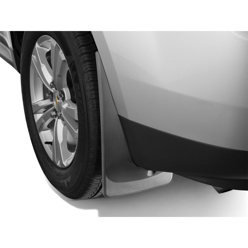 WeatherTech DigitalFit No-Drill Rear Mud Flap - Black / Textured - Ford Midsize SUV 2021-22 120145 - Pair