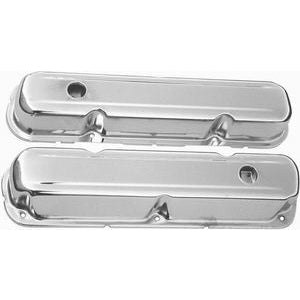 Racing Power Chrome Steel Valve Cover Chrysler 318-360 Short