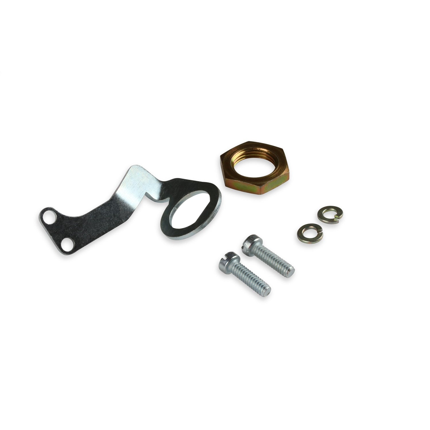Holley Street Warrior Throttle Solenoid - Fast Idle - Bracket - Steel - Zinc Oxide - Street Warrior Carburetors