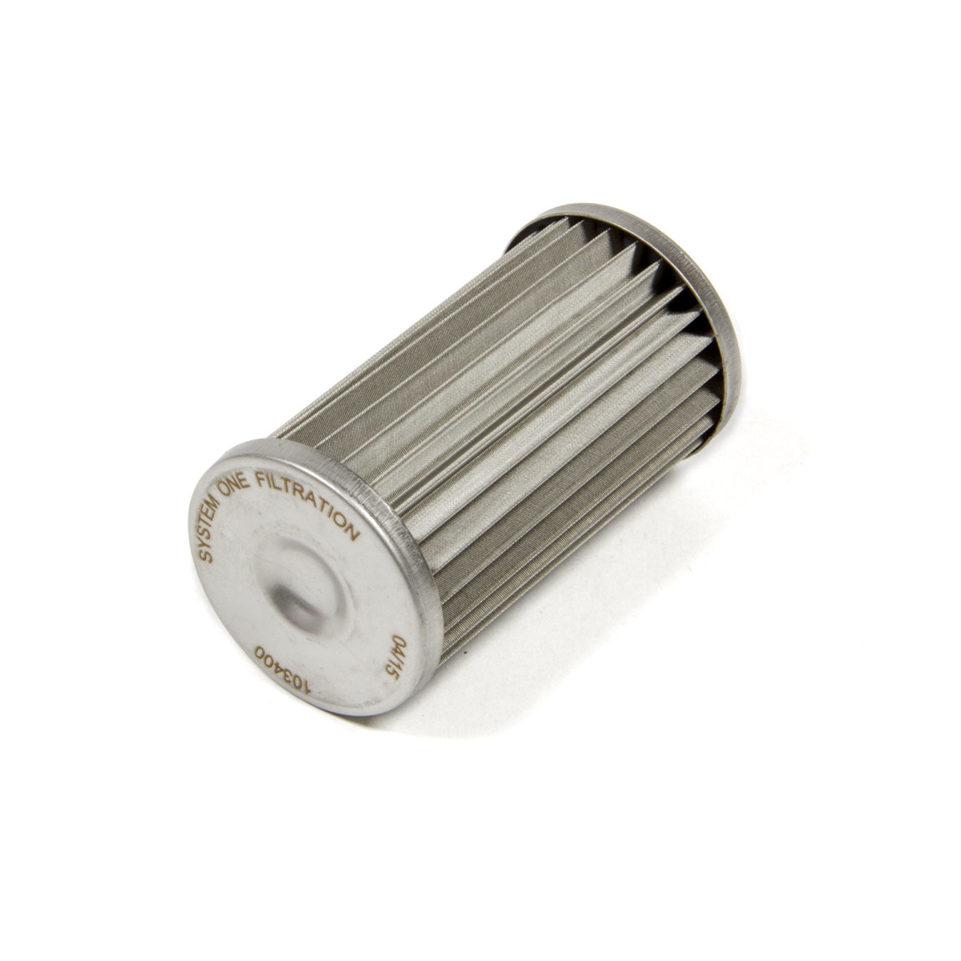 System 1 30 Micron Fuel Filter Element - Stainless Element - System One Medium Billet In-Line Fuel Filters