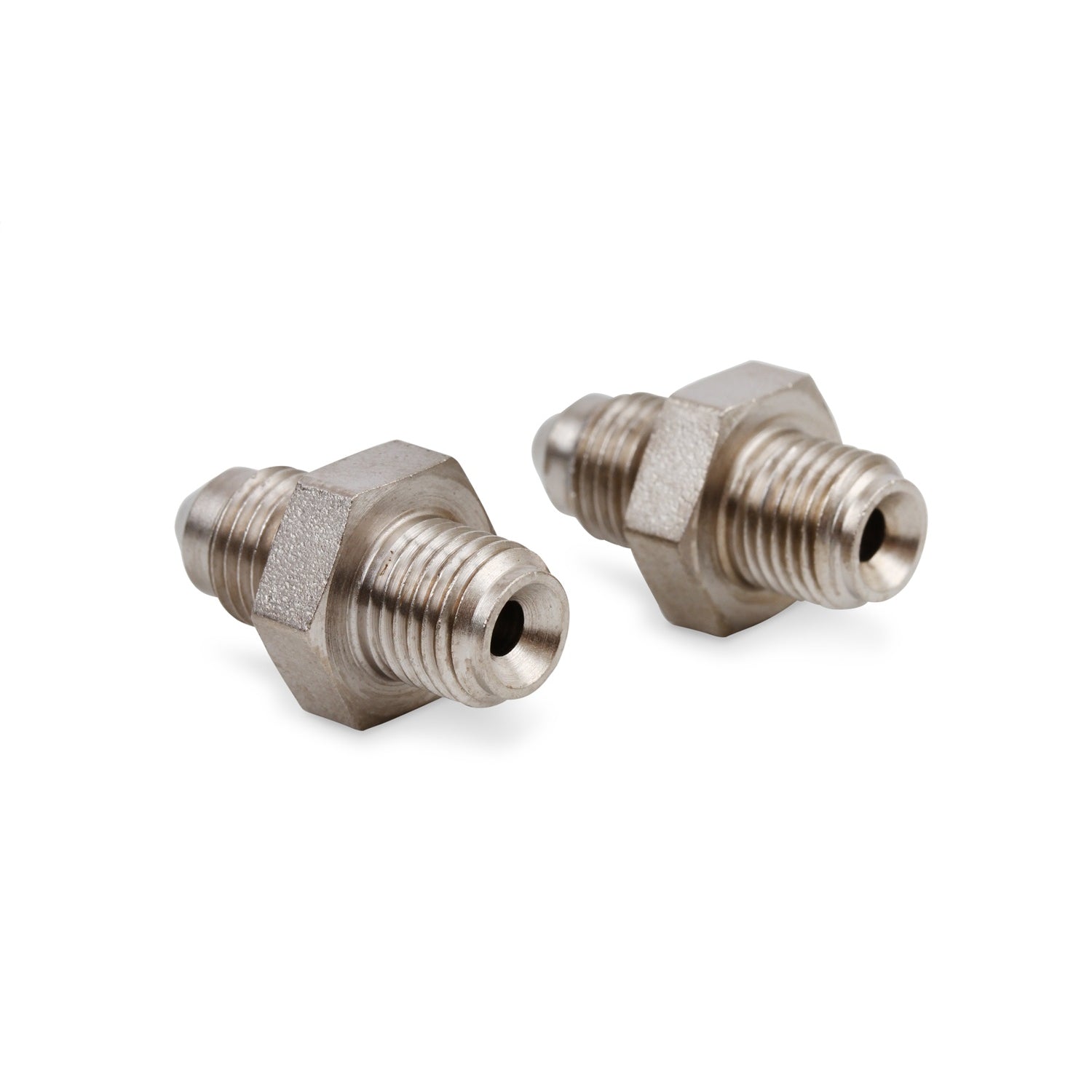Earl's Steel Brake Adapter -03 AN to 3/8-24 Inverted Flare - Short - (2 Pack)