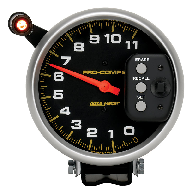 Auto Meter 11,000 RPM Pro-Comp II 5" Single Range Tachometer