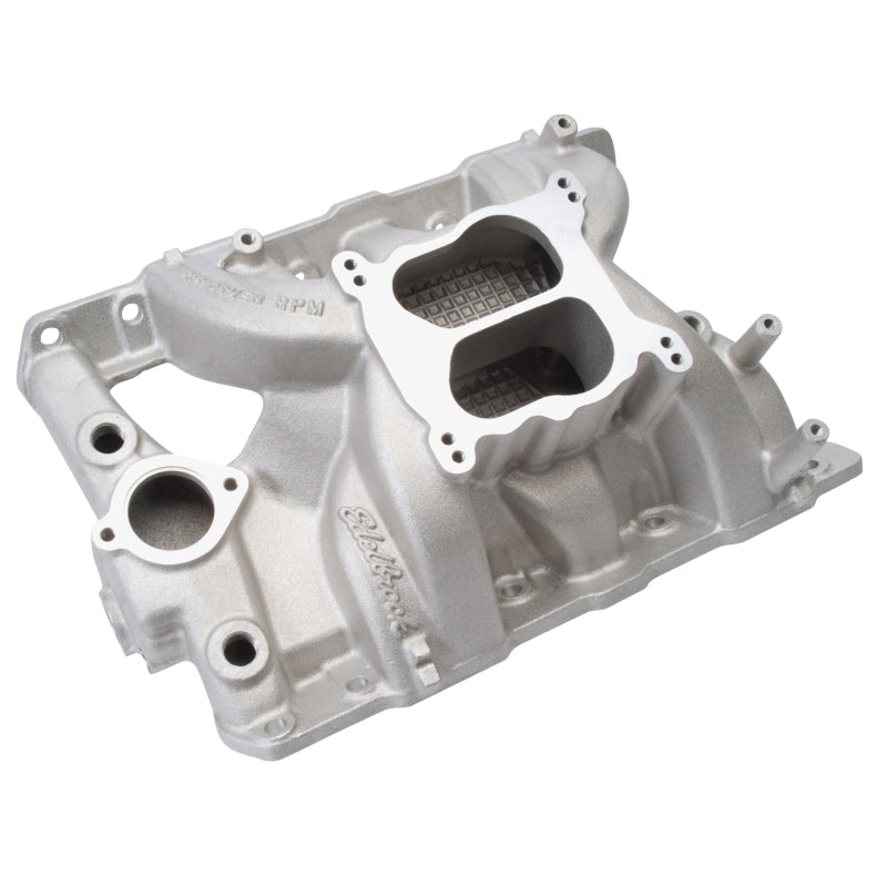 Edelbrock Performer RPM Pontiac Intake Manifold - Cast Finish