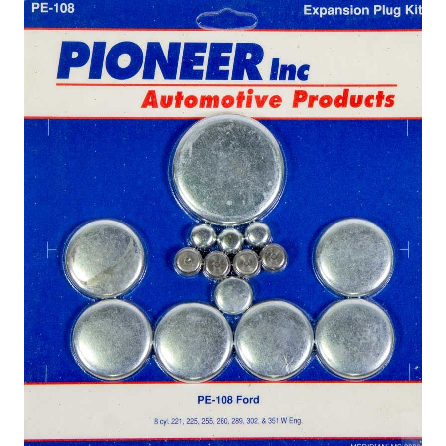 Pioneer 302 Ford Freeze Plug Kit - Steel