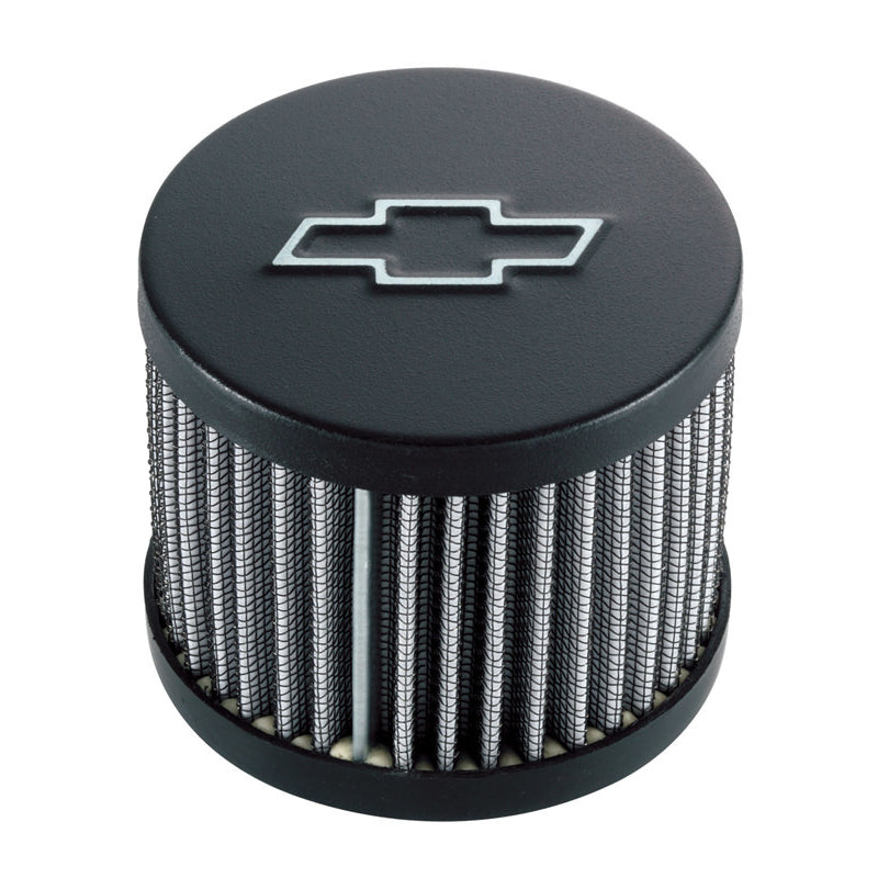 Proform Performance Parts Push-In Breather Round 1-1/4" Hole Reusable - Chevrolet Bowtie Logo