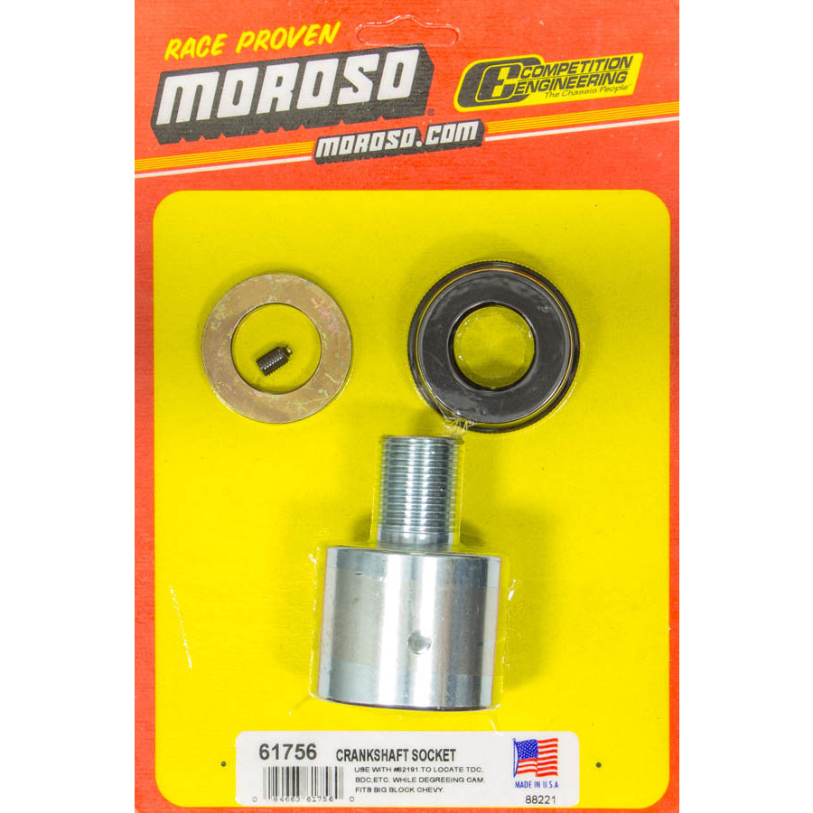 Moroso Degree Wheel Crank Socket for Degree Wheel - BB Chevy