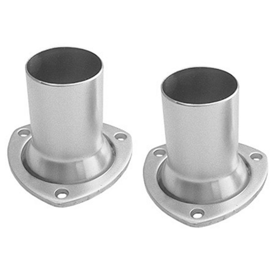 Hedman Hedders Collector Reducer - 3 in Inlet to 2-1/2 in OD Outlet - 3-Bolt Ball and Socket Flange - Pair 21115