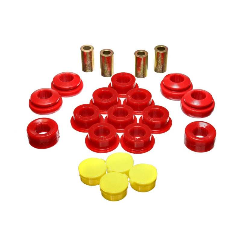 Energy Suspension Hyper-Flex Rear Trailing Arm Bushing - Polyurethane - Red - Acura RSX 2002-03
