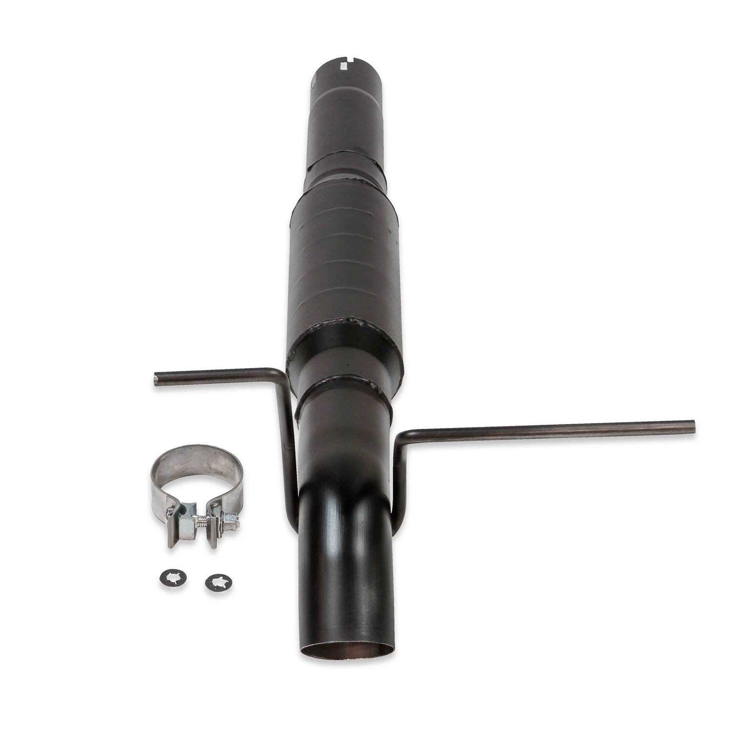 Flowmaster Outlaw Extreme Exhaust System - Cat-Back - 3" Diameter - Single Underbody Exit - Stainless - Black