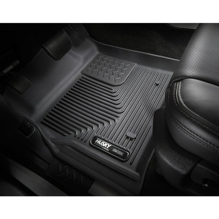 Husky Liners Front Floor Liner X-Act Contour Plastic Black - GM Midsize Truck 2015-16