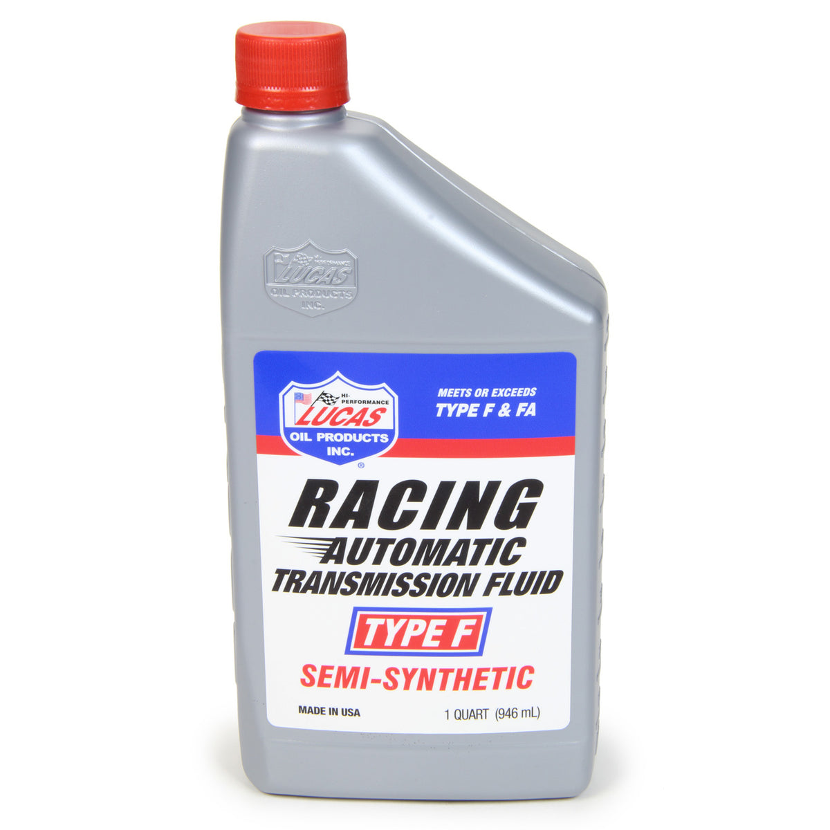 Lucas Type-F Racing Transmission Fluid - ATF - Semi-Synthetic - 1 qt Bottle