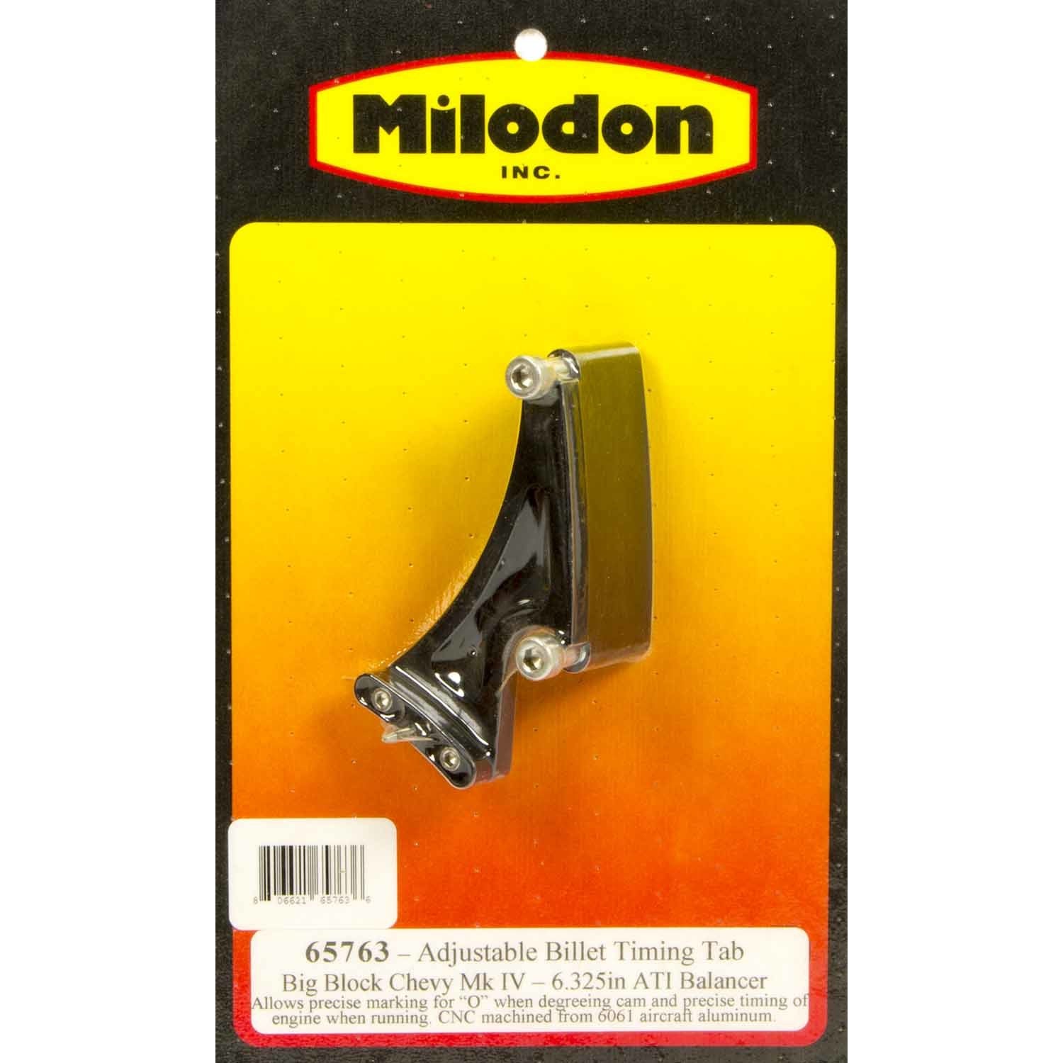 Milodon BB Chevy Timing Pointer - 6.325 ATI Balancer