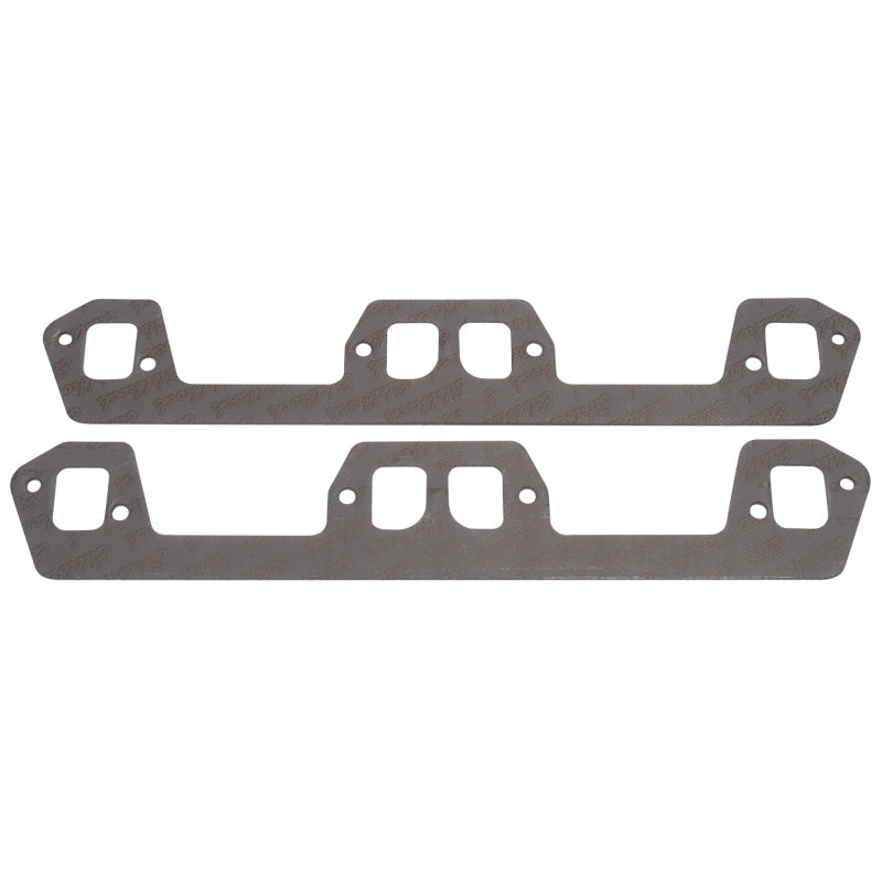 Edelbrock Ultra-Seal Exhaust Manifold/Header Gasket - 1.500 x 1.200" Rectangle Port - Composite - Small Block Mopar (Pair)