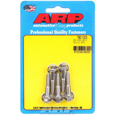 ARP 6 mm x 1.00 Thread Bolt 30 mm Long