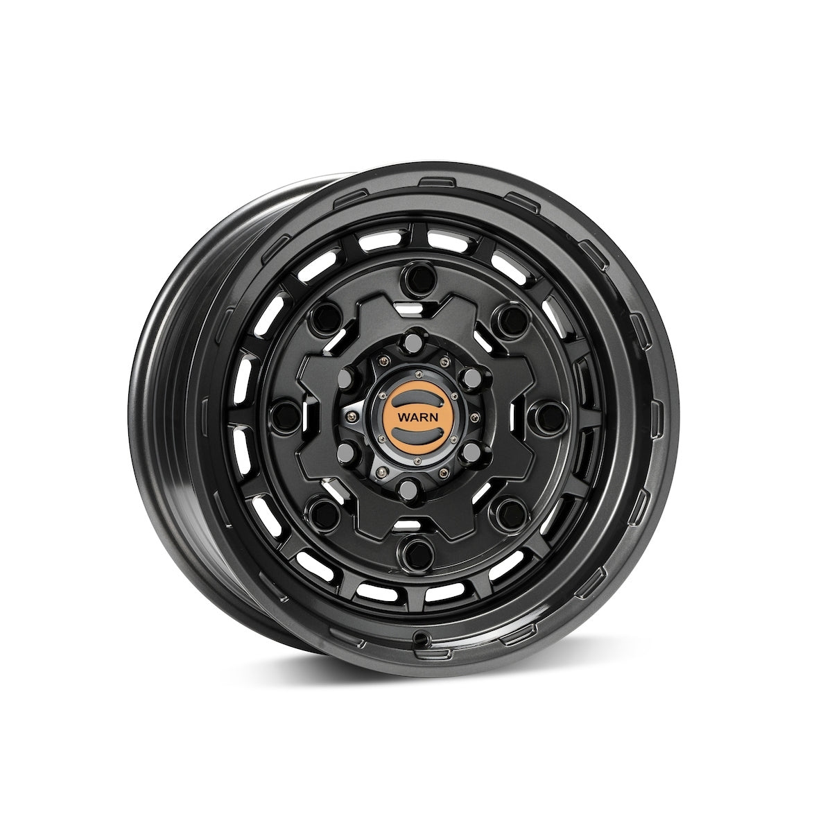 Warn Jackhammer Wheel - 17 x 8.5 in - 4.720 in Backspace - 6 x 5.50 in Bolt Pattern - Black