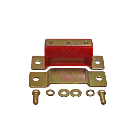 Energy Suspension Hyper-Flex Transmission Mount Interlocking Steel/Polyurethane Zinc Oxide/Red