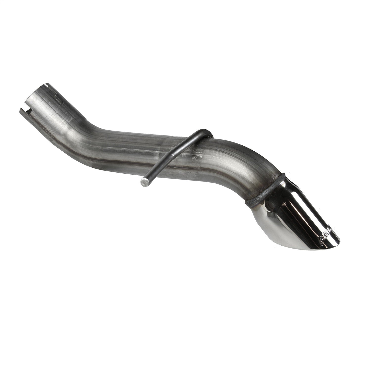 Flowmaster American Thunder Muffler Delete Kit - 2-1/2" Diameter - Stainless - 3" Chrome Tip - Jeep V6