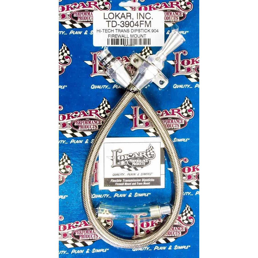 Lokar Hi-Tech Transmission Dipstick - Firewall Mount