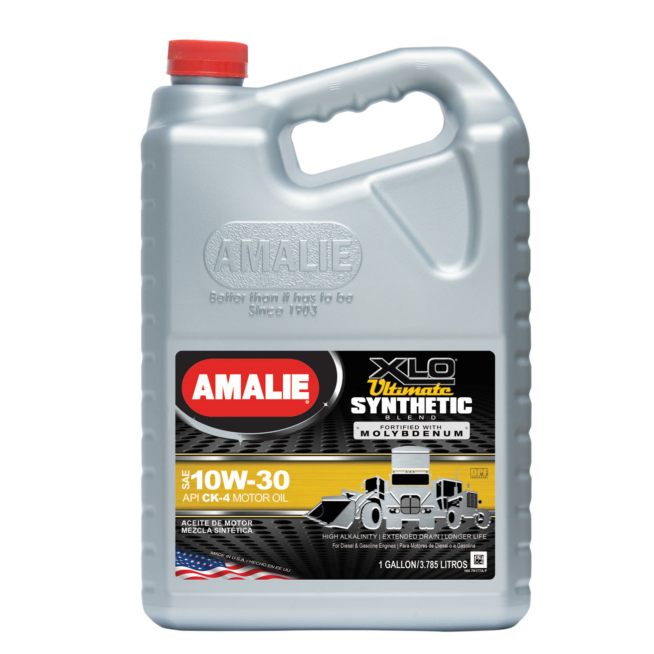 Amalie XLO Ultimate Motor Oil - 10W30 - Semi-Synthetic - 1 Gal. Jug