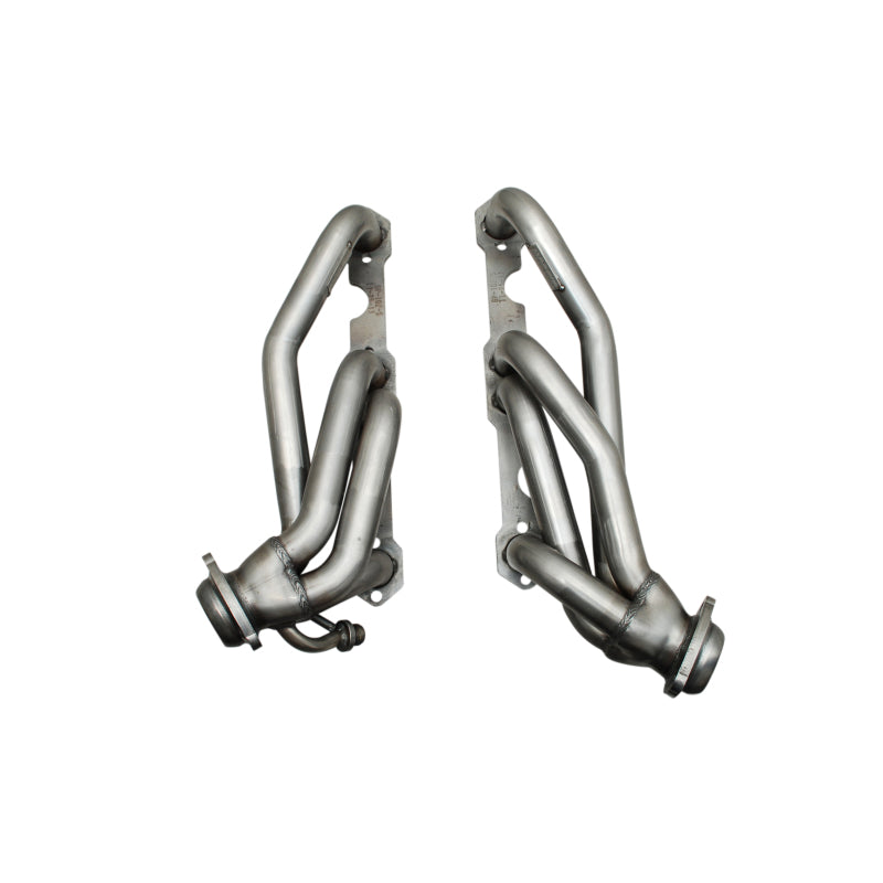 Gibson Shorty Headers - 1.5 in Primary - Stock Collector Flange - Small Block Chevy - GM Fullsize SUV / Truck 1996-2000 - Pair