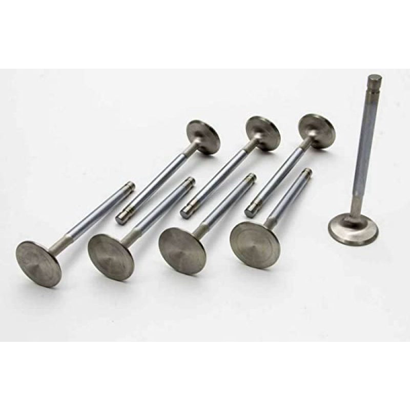 Manley Extreme Duty Exhaust Valve - 1.880 in Head - 0.342 in Valve Stem - 5.422 in Long - Big Block Chevy - Set of 8