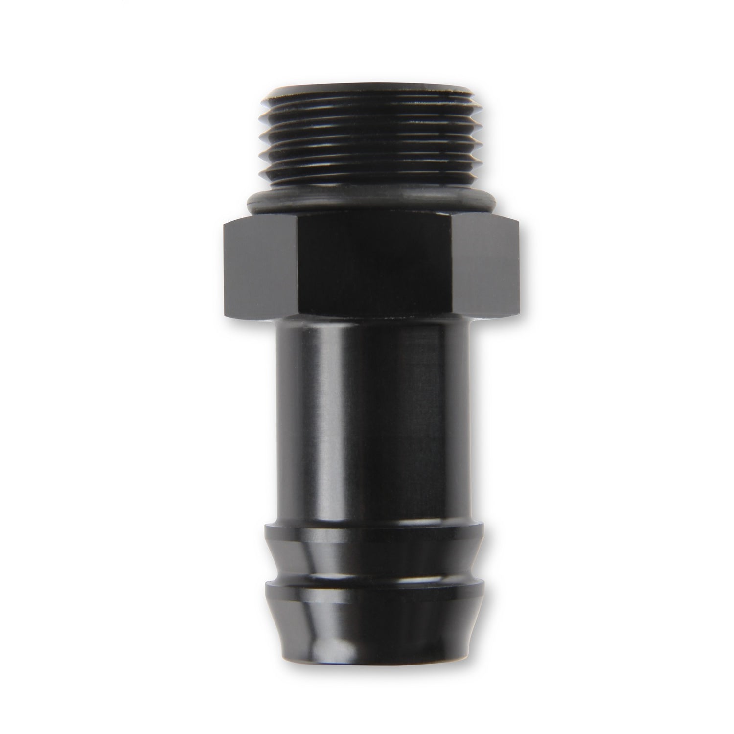 Earl's Tube End Fitting - 10 AN Male to 3/4" Tubing - Aluminum - Black Anodize