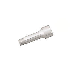 CSR Performance Water Pump Fitting - 3/4 in NPT Male to 1-3/4 in Hose Barb - 5 in Long - Clear Anodized