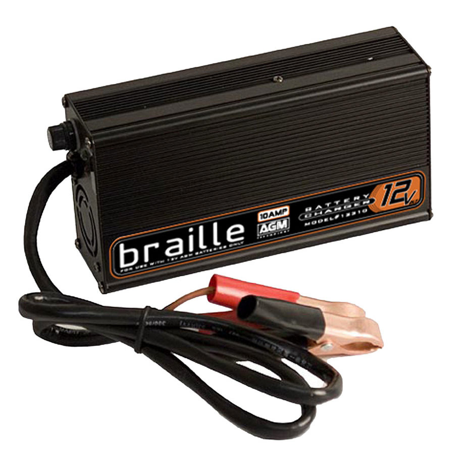 Braille Battery Charger 12-Volt 10amp Rapid Charge