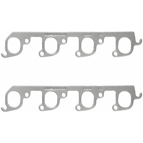 Fel-Pro 1.580 x 1.960" Oval Port Exhaust Manifold/Header Gasket - Steel Core Laminate - Ford Cleveland/Modified